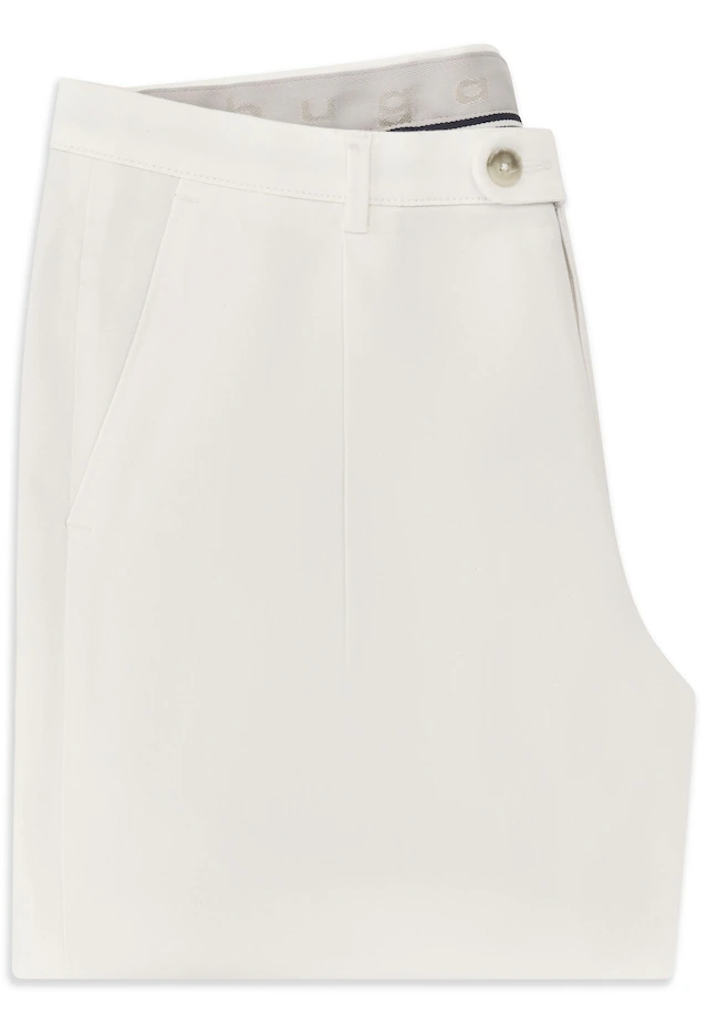 bugatti Bundfaltenhose »Tapered Fit« aus Baumwoll-Stretch