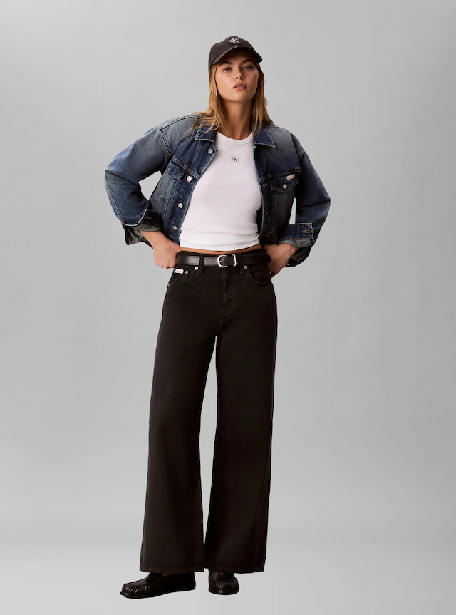 Calvin Klein Jeans Weite Jeans »THE WIDE LEG« Regular fit mit ausgestelltem Bein