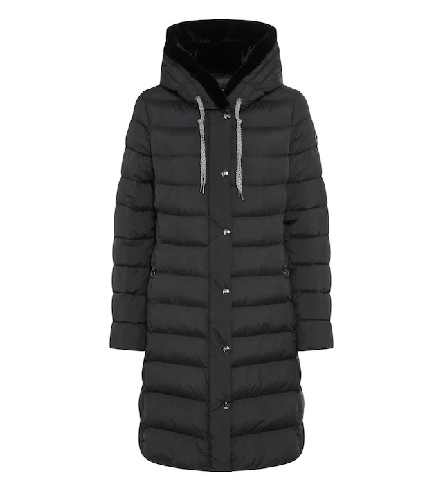 Fuchs Schmitt Steppmantel »Steppkurzmantel« Kapuze mit Fellimitat, Regular Fit,