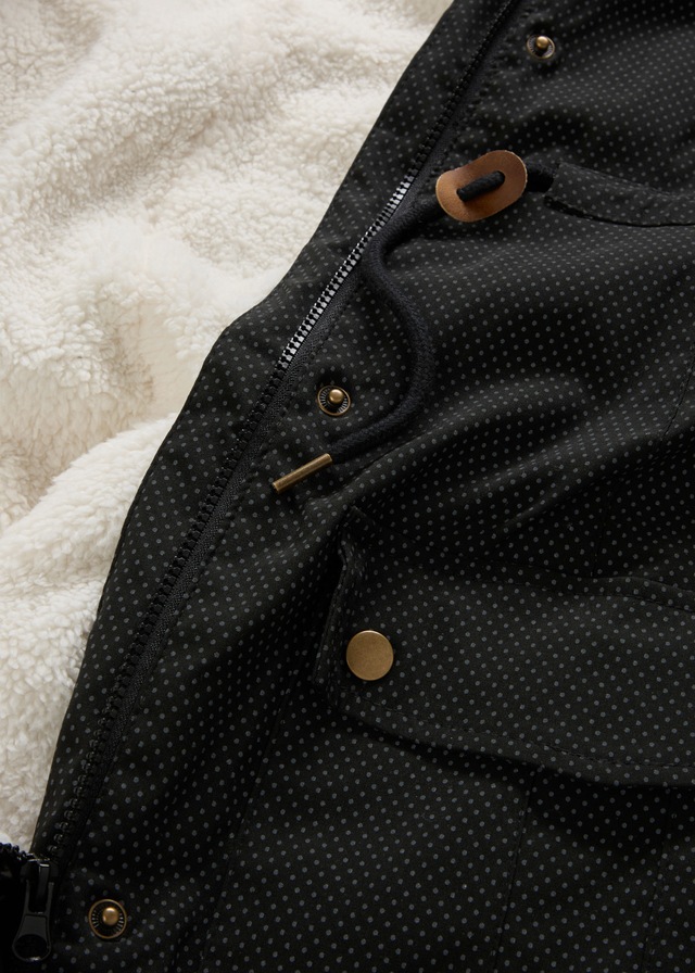 bonprix Umstandsjacke mit Kapuze mit abnehmbarem Trageeinsatz mit Kapuze, figurbetonte Passform