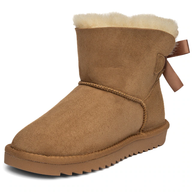 Ara Winterboots »ALASKA« Winterstiefelette, Schlupfboots, Schleife an der Ferse, in Weite H
