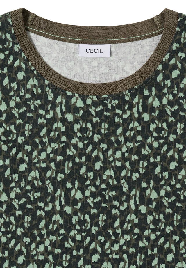 Cecil Rundhalsshirt Rundhalsausschnitt