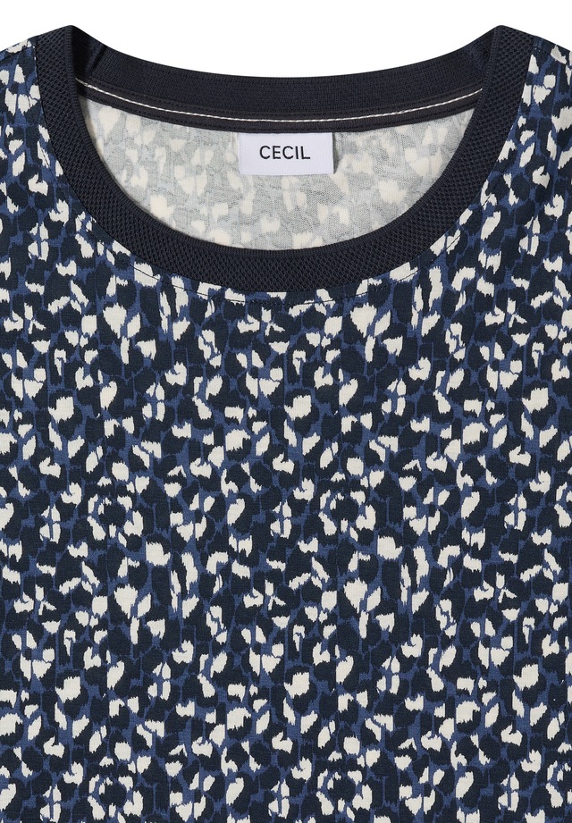 Cecil Rundhalsshirt Rundhalsausschnitt