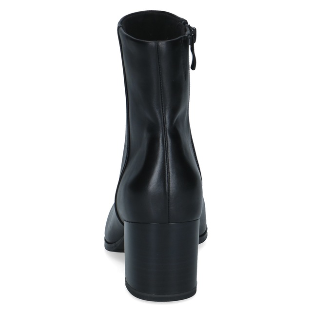 Caprice Stiefelette Blockabsatz, Businessschuh mit dezenter Ziernaht