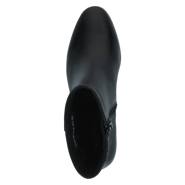 Caprice Stiefelette Blockabsatz, Businessschuh mit dezenter Ziernaht