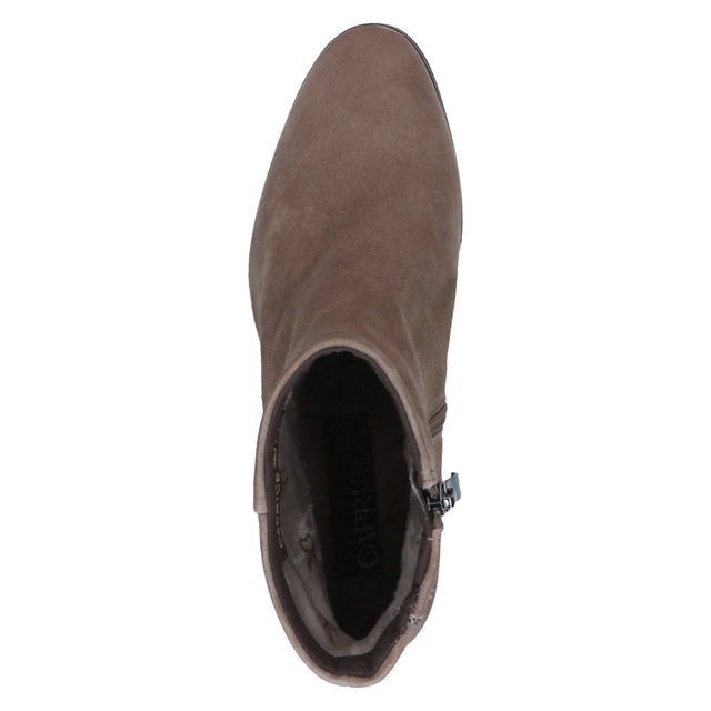 Caprice Stiefelette Blockabsatz, Businessschuh mit dezenter Ziernaht