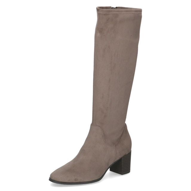 Caprice Stiefel Blockasbsatz, Langschaftstiefel mit Stretchfunktion