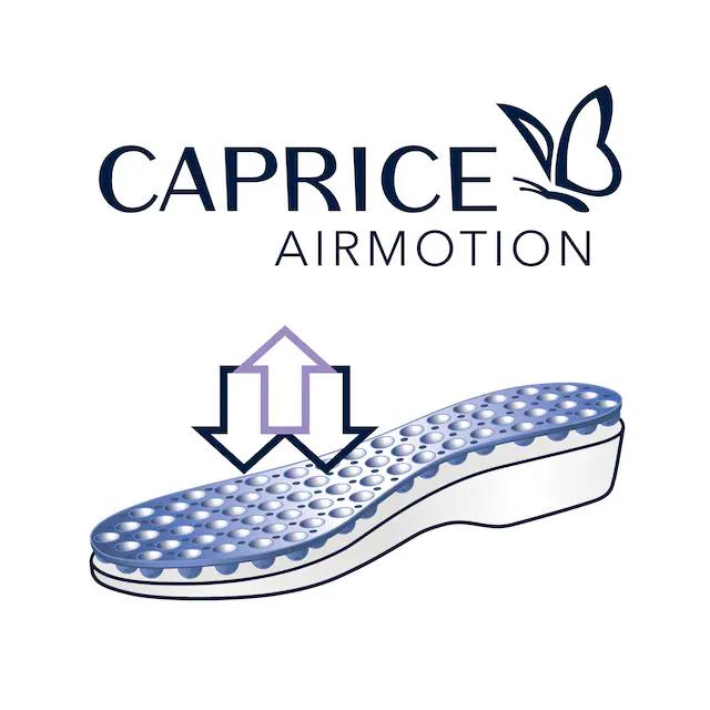 Caprice Stiefelette Blockabsatz, Boots in bequemer Weite