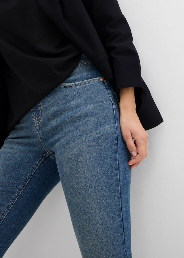bonprix Skinny-fit-Jeans 1 tlg. mit Stretch-Anteil, bequemer Sitz, hoher Baumwollanteil