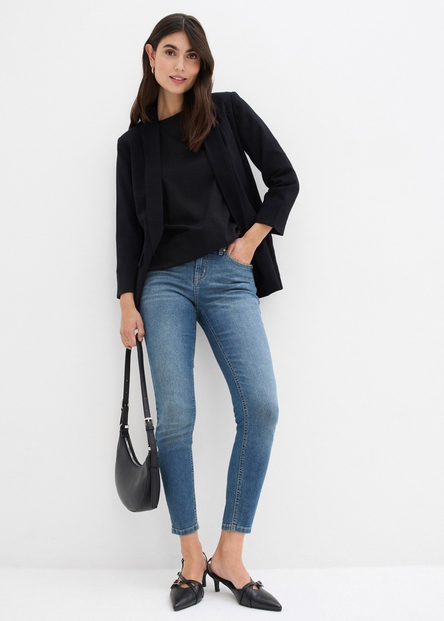 bonprix Skinny-fit-Jeans 1 tlg. mit Stretch-Anteil, bequemer Sitz, hoher Baumwollanteil