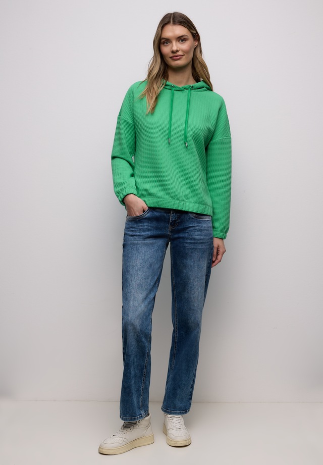 STREET ONE Langarmshirt mit Struktur
