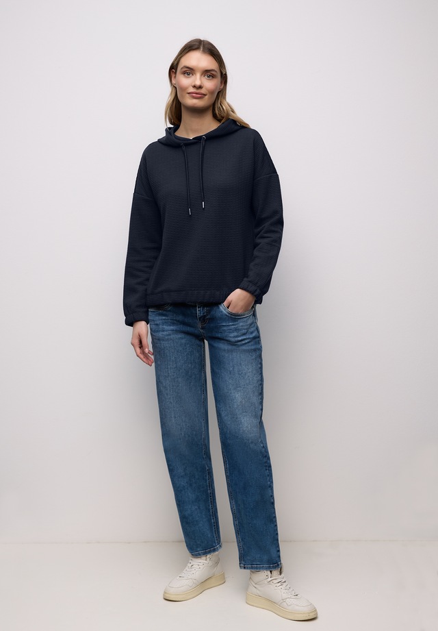 STREET ONE Langarmshirt mit Struktur