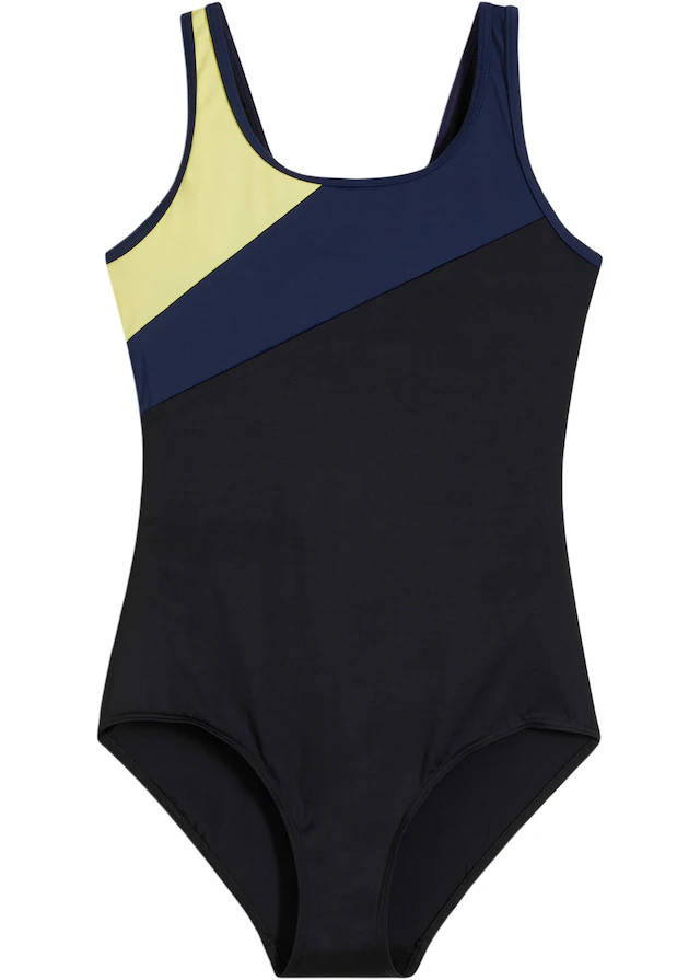 bonprix Schwimmanzug vielseitige Größen von 38 bis 56, sportlicher Stil
