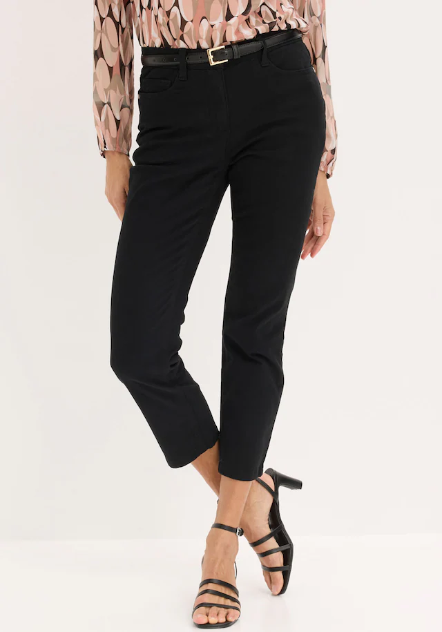 bonprix Stretch-Hose 7/8-Länge, schmale Passform, aus überwiegend Baumwolle