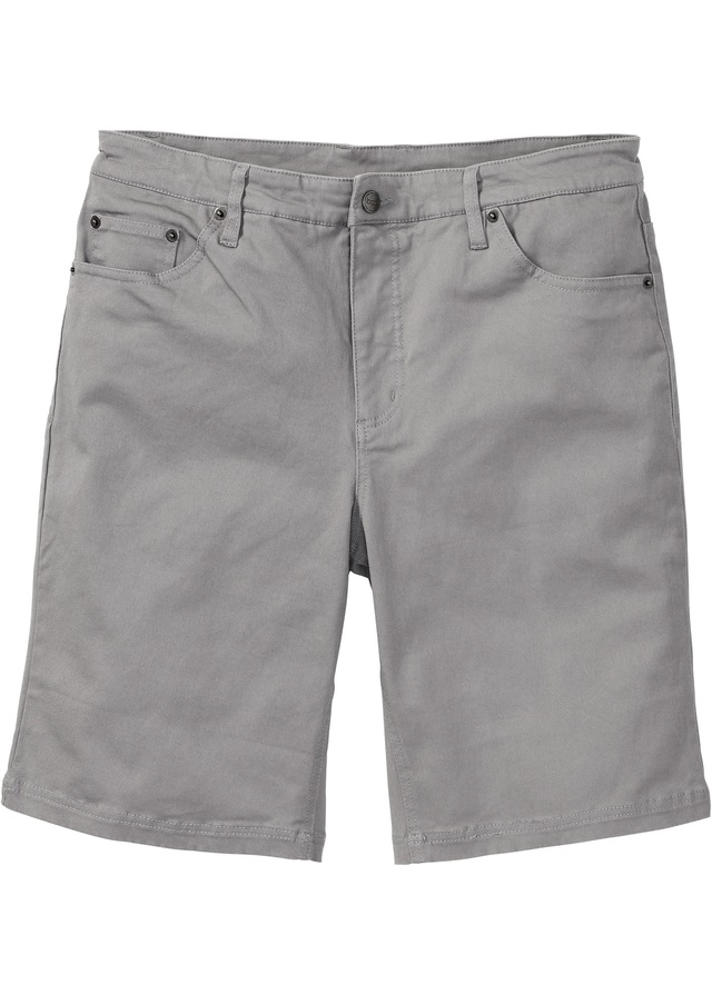 bonprix Bermudas aus Baumwolle mit Elasthan, mit Stretchanteil, erhöhter Bund