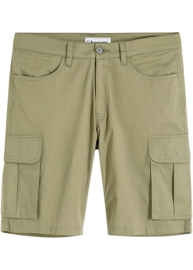 bonprix Cargobermudas leichte Qualität, mit Stretch-Anteil, regular fit