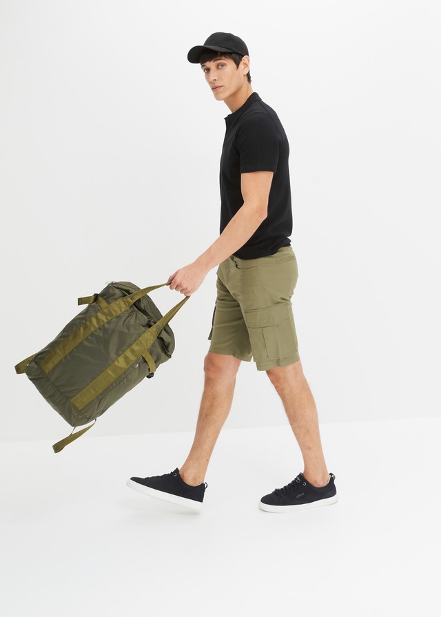 bonprix Cargobermudas leichte Qualität, mit Stretch-Anteil, regular fit