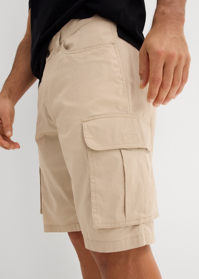 bonprix Cargobermudas leichte Qualität, mit Stretch-Anteil, regular fit