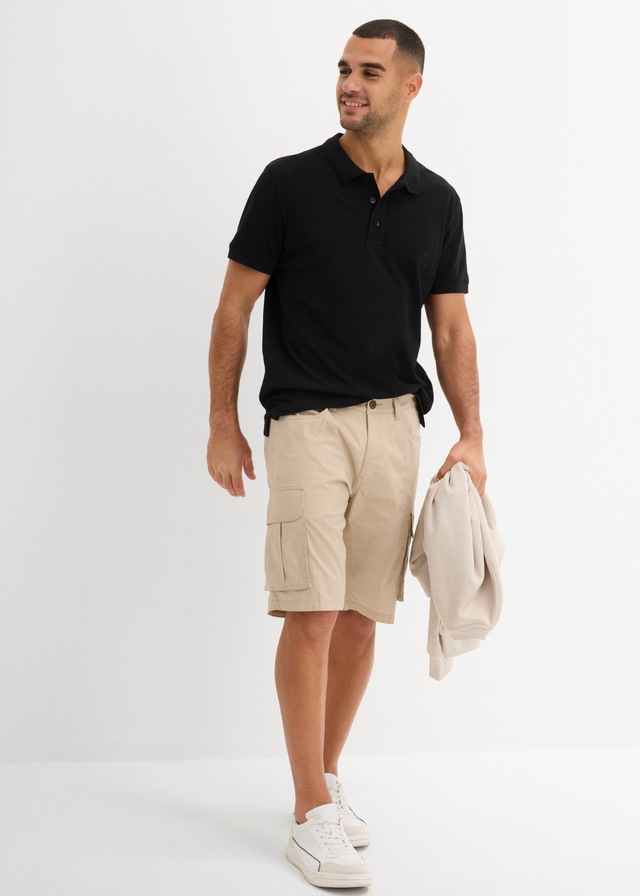 bonprix Cargobermudas leichte Qualität, mit Stretch-Anteil, regular fit