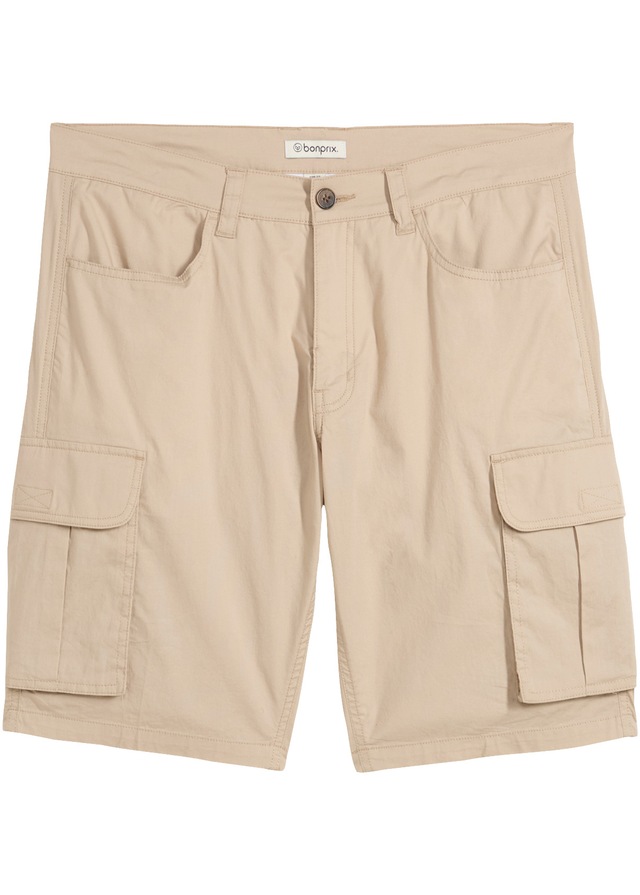 bonprix Cargobermudas leichte Qualität, mit Stretch-Anteil, regular fit