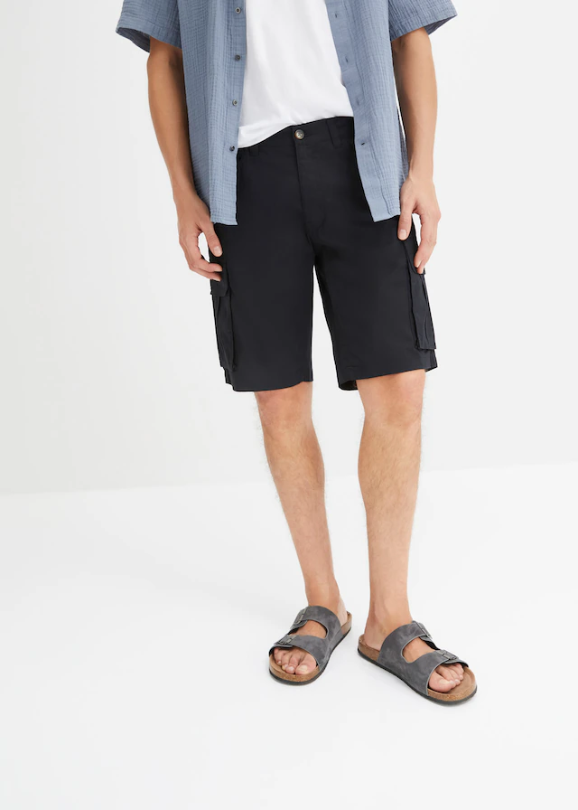 bonprix Cargobermudas leichte Qualität, mit Stretch-Anteil, regular fit