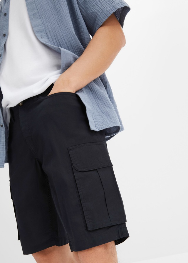 bonprix Cargobermudas leichte Qualität, mit Stretch-Anteil, regular fit
