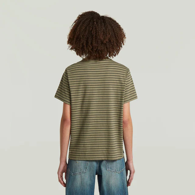 G-STAR T-Shirt »Unit stripe r t wmn« mit Streifen-Dessin, Baumwolle