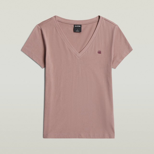 G-STAR V-Shirt »Overdyed Form v t wmn« in Baumwoll-Qualität