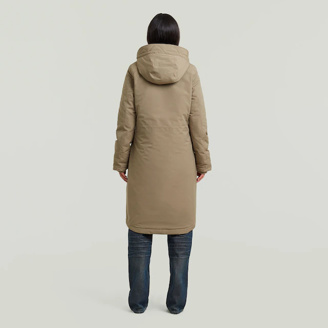 G-STAR Langjacke »Vodan long jkt wmn« mit Kapuze wärmend wattiert, mit verstellbarer Taille