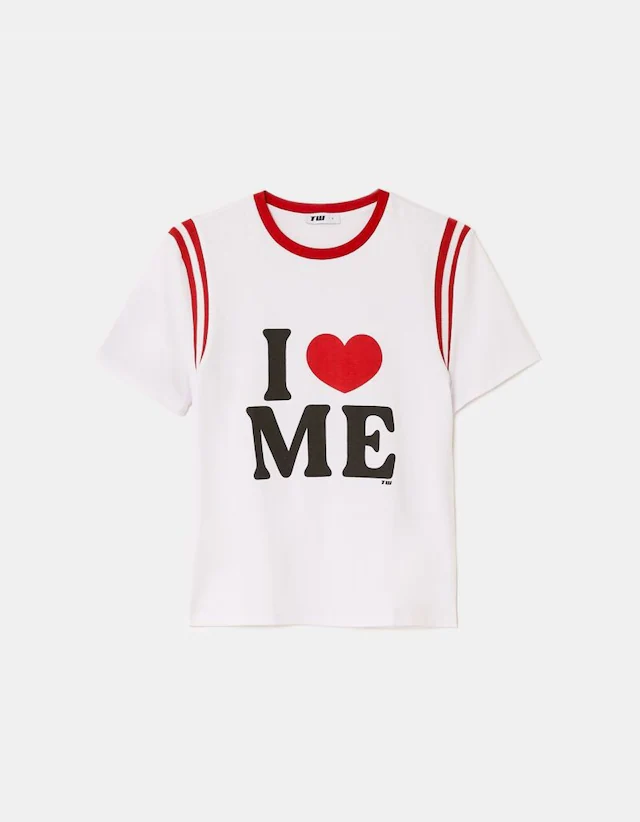 Tally Weijl T-Shirt »STSCOORCUN2« Baumwolle , Statement-Shirt mit Rundhals-Ausschnitt und Druck