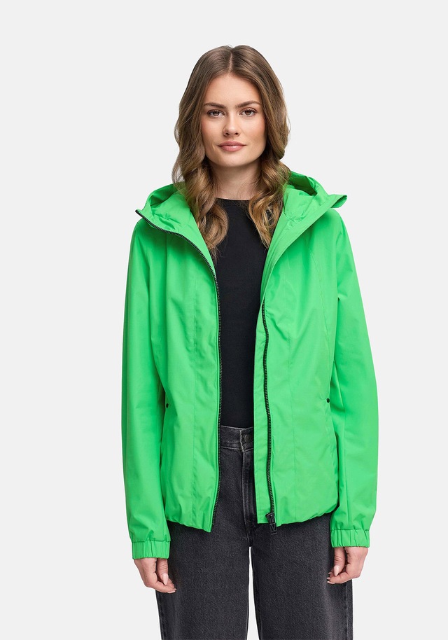 Marikoo Outdoorjacke »Yoshikoo« Sportliche Funktionsjacke mit Kapuze und hochschließendem Kragen