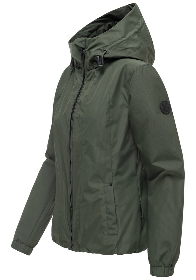 Marikoo Outdoorjacke »Yoshikoo« Sportliche Funktionsjacke mit Kapuze und hochschließendem Kragen