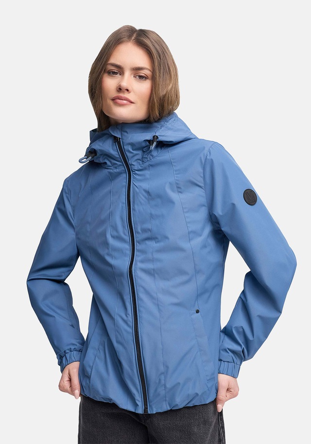 Marikoo Outdoorjacke »Yoshikoo« Sportliche Funktionsjacke mit Kapuze und hochschließendem Kragen
