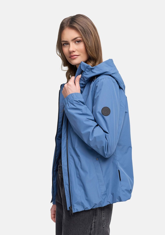 Marikoo Outdoorjacke »Yoshikoo« Sportliche Funktionsjacke mit Kapuze und hochschließendem Kragen