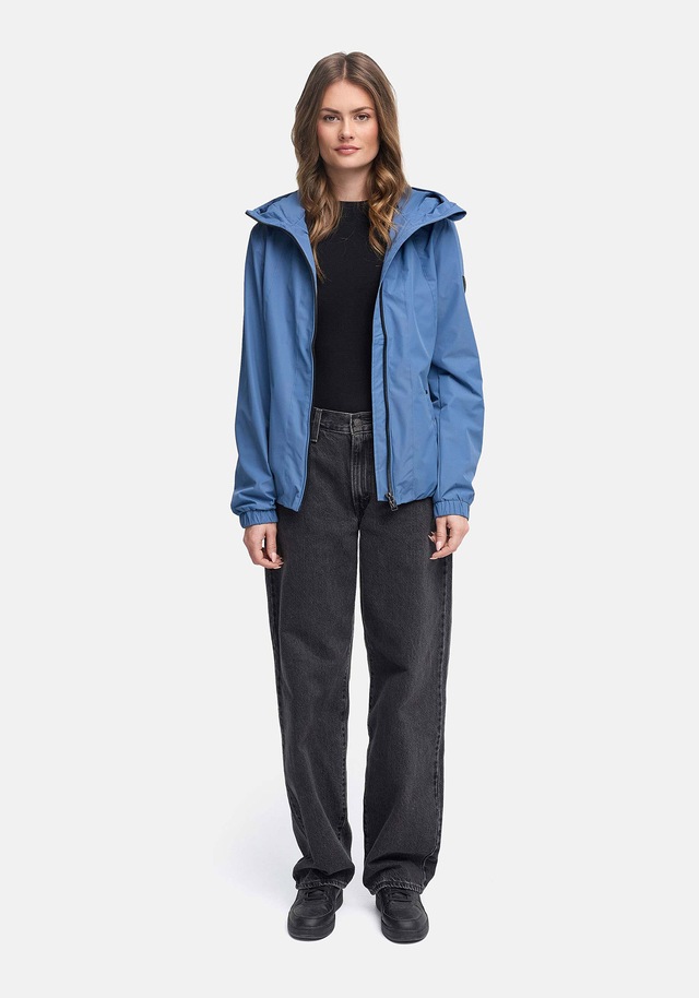 Marikoo Outdoorjacke »Yoshikoo« Sportliche Funktionsjacke mit Kapuze und hochschließendem Kragen