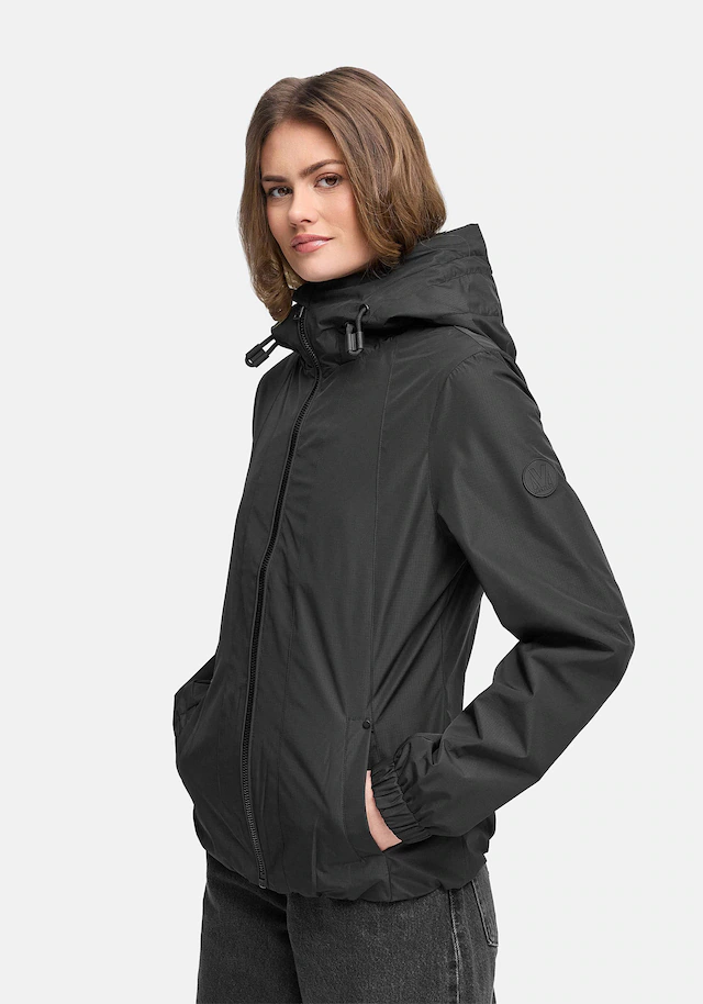 Marikoo Outdoorjacke »Yoshikoo« Sportliche Funktionsjacke mit Kapuze und hochschließendem Kragen