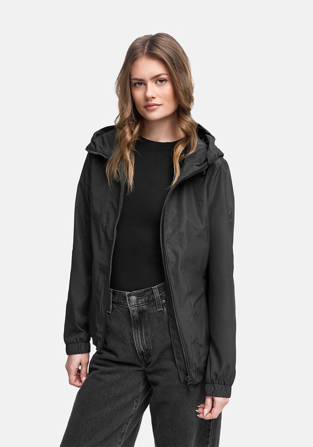 Marikoo Outdoorjacke »Yoshikoo« Sportliche Funktionsjacke mit Kapuze und hochschließendem Kragen