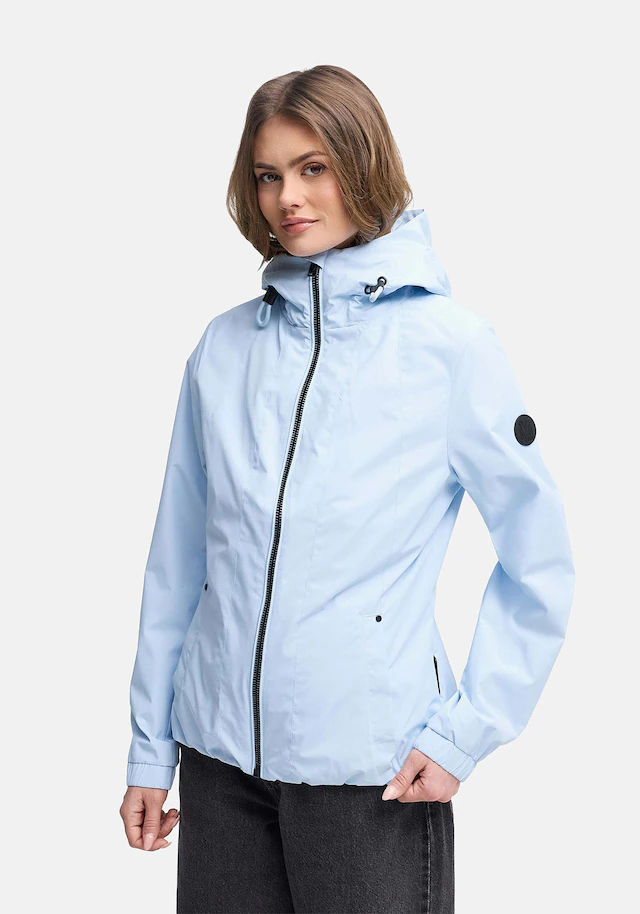 Marikoo Outdoorjacke »Yoshikoo« Sportliche Funktionsjacke mit Kapuze und hochschließendem Kragen