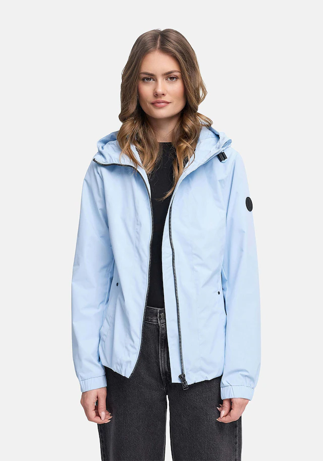 Marikoo Outdoorjacke »Yoshikoo« Sportliche Funktionsjacke mit Kapuze und hochschließendem Kragen