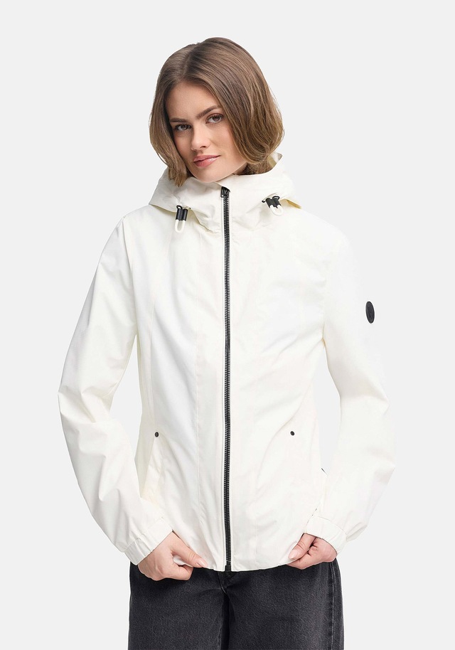Marikoo Outdoorjacke »Yoshikoo« Sportliche Funktionsjacke mit Kapuze und hochschließendem Kragen