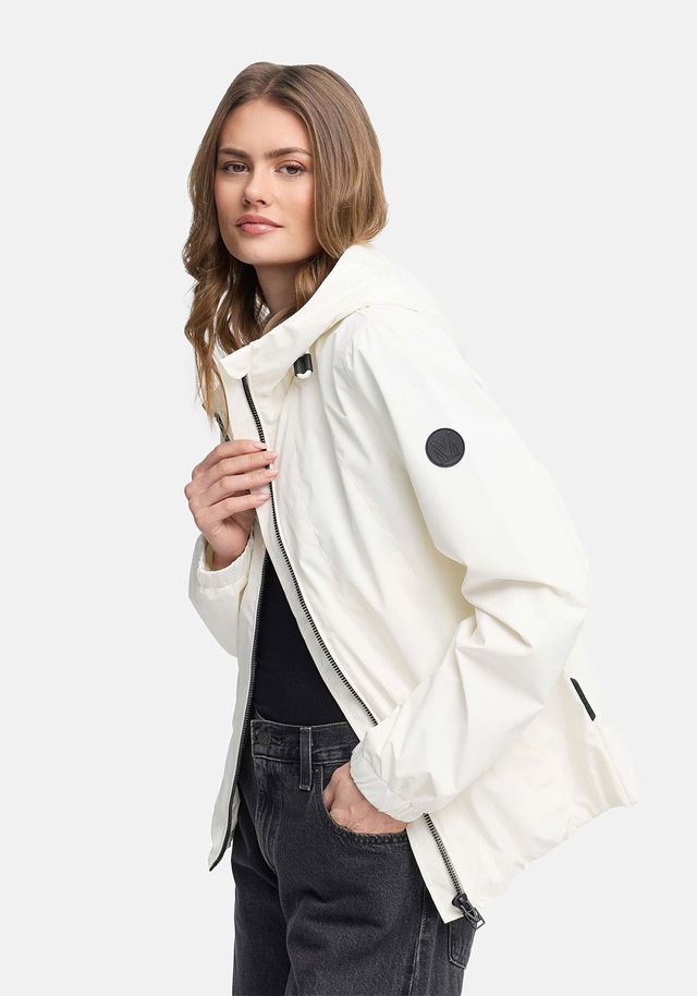 Marikoo Outdoorjacke »Yoshikoo« Sportliche Funktionsjacke mit Kapuze und hochschließendem Kragen
