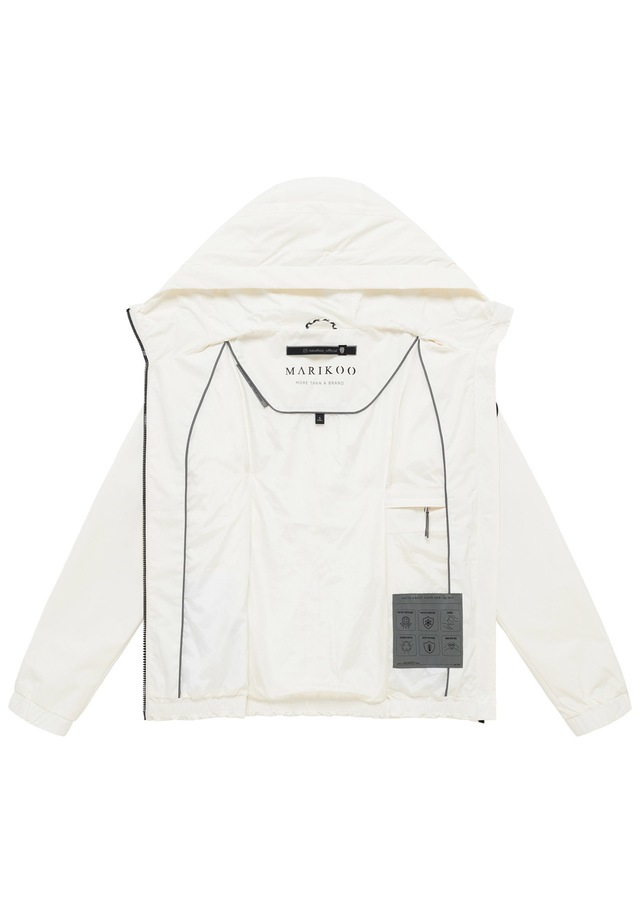 Marikoo Outdoorjacke »Yoshikoo« Sportliche Funktionsjacke mit Kapuze und hochschließendem Kragen