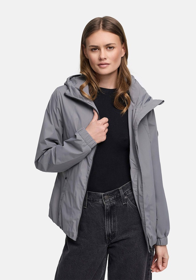 Marikoo Outdoorjacke »Yoshikoo« Sportliche Funktionsjacke mit Kapuze und hochschließendem Kragen