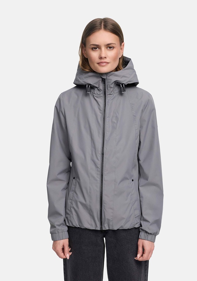Marikoo Outdoorjacke »Yoshikoo« Sportliche Funktionsjacke mit Kapuze und hochschließendem Kragen