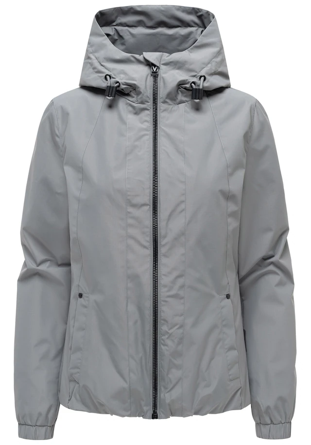 Marikoo Outdoorjacke »Yoshikoo« Sportliche Funktionsjacke mit Kapuze und hochschließendem Kragen