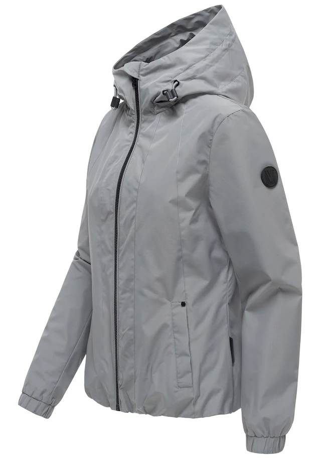 Marikoo Outdoorjacke »Yoshikoo« Sportliche Funktionsjacke mit Kapuze und hochschließendem Kragen