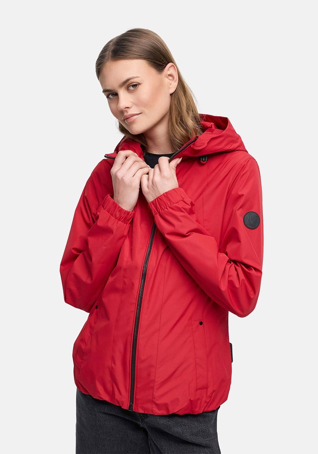 Marikoo Outdoorjacke »Yoshikoo« Sportliche Funktionsjacke mit Kapuze und hochschließendem Kragen