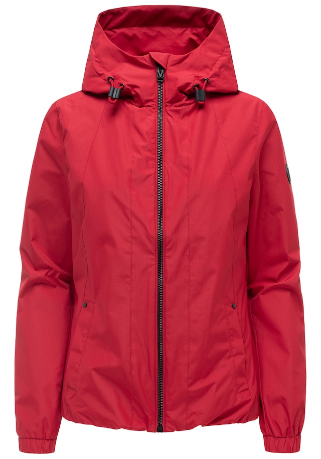 Marikoo Outdoorjacke »Yoshikoo« Sportliche Funktionsjacke mit Kapuze und hochschließendem Kragen