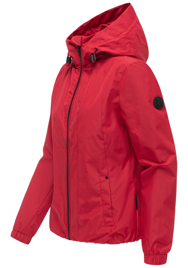 Marikoo Outdoorjacke »Yoshikoo« Sportliche Funktionsjacke mit Kapuze und hochschließendem Kragen