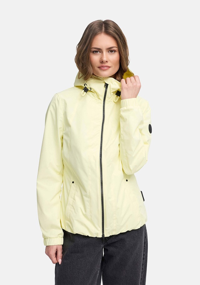Marikoo Outdoorjacke »Yoshikoo« Sportliche Funktionsjacke mit Kapuze und hochschließendem Kragen